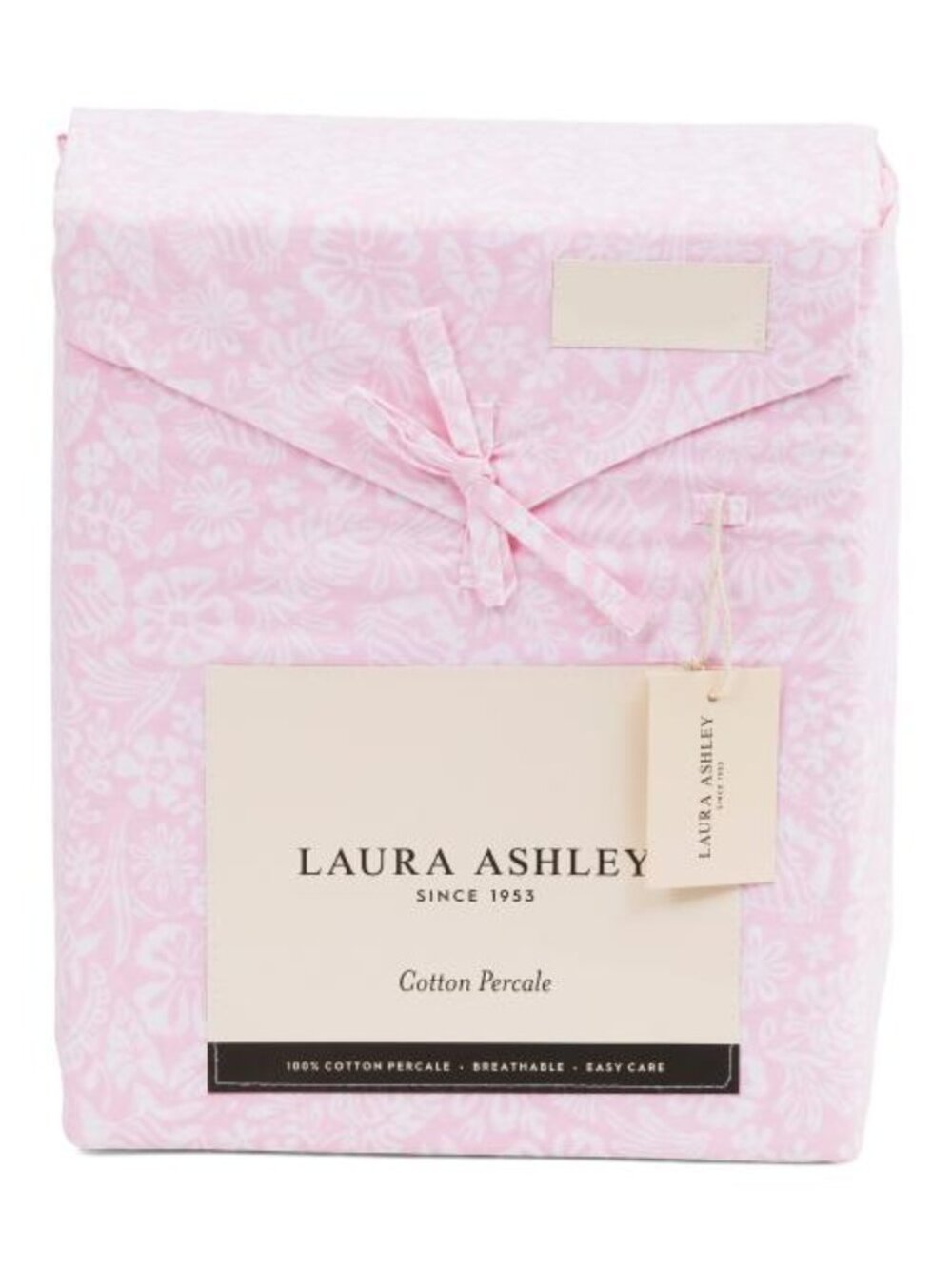 LAURA ASHLEY Cotton Percale Floral Sheet Set